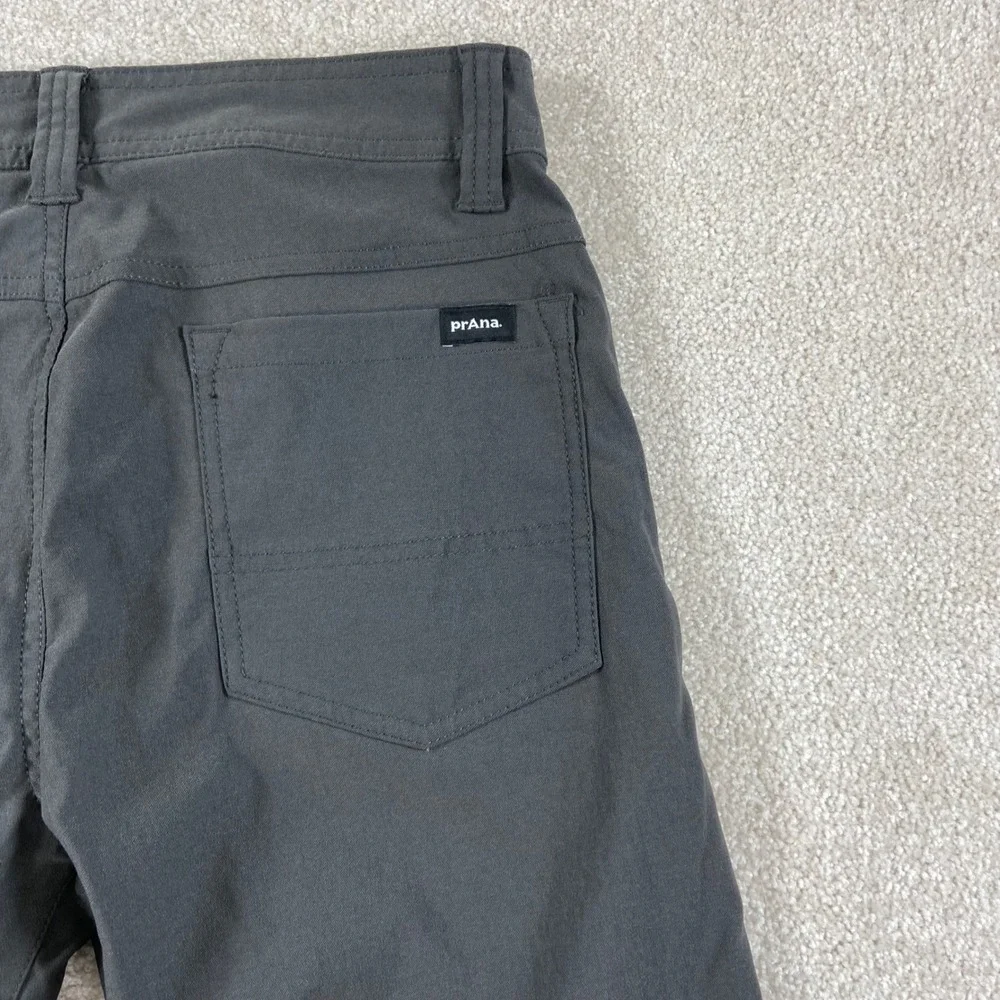 Prana Brion II Pant Men 28x30 Charcoal Grey Standard Fit 1969771 Stretch Hiking